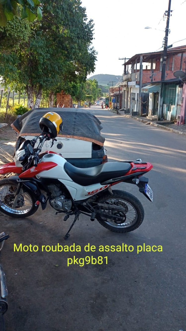 São Sebastião do Passé: Moto roubada na região do Patrício Dorea