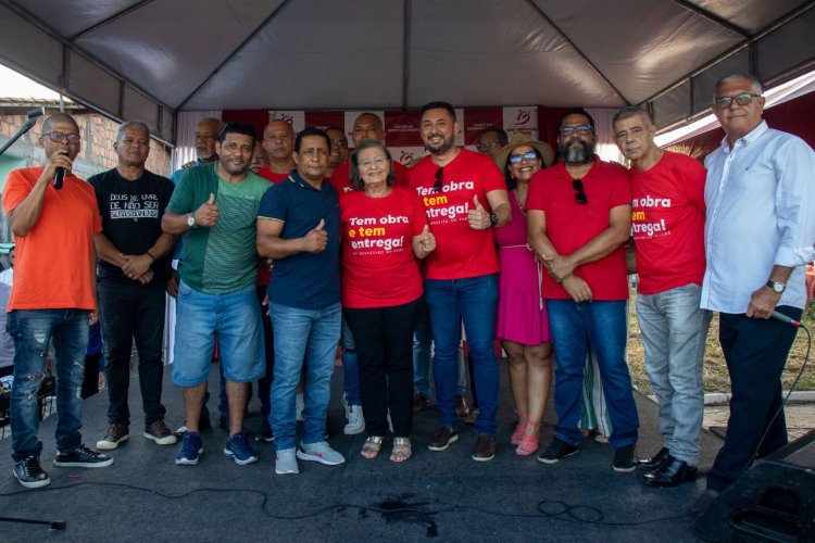 Praça, Parque, Academia na Dorival Caymmi na grande inauguração  em Maracangalha