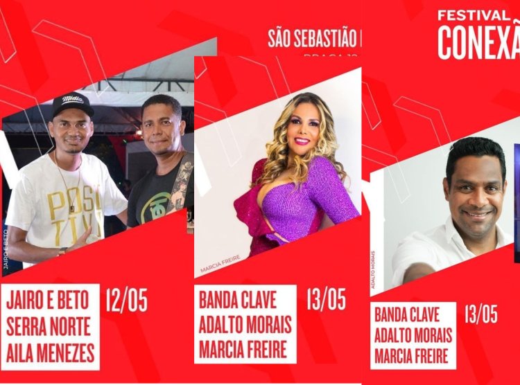 Aila Menezes e Márcia freire animam Conexão Musical em São Sebastião do Passé