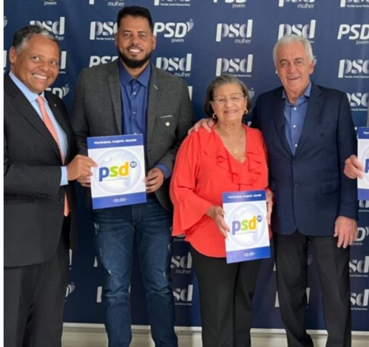 Agora: Nilza filia- se ao PSD com aval do Senador Otto Alencar