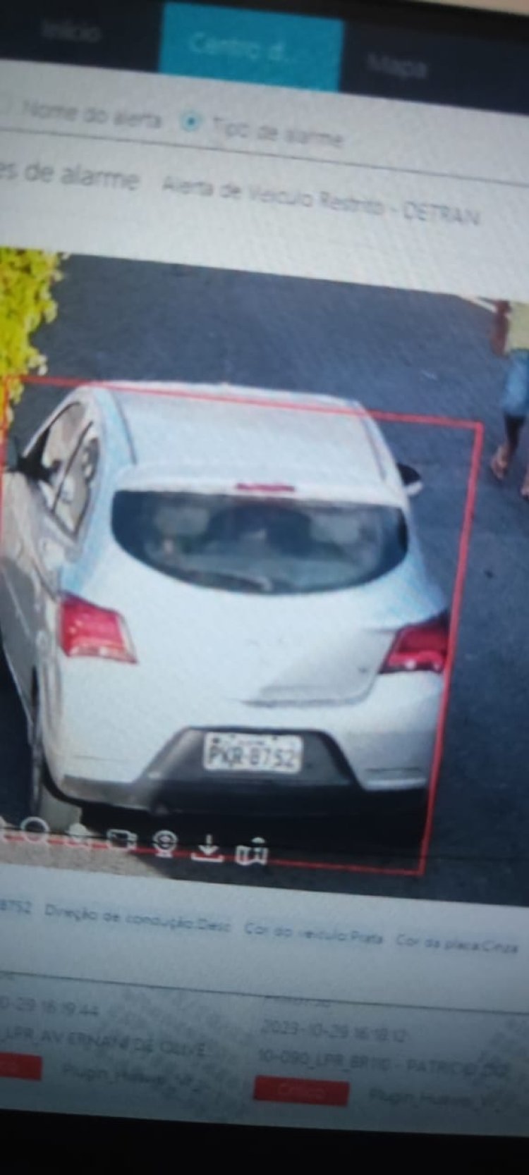 Troca de tiro, perseguição e recuperação de veículo em São Sebastião do Passé .