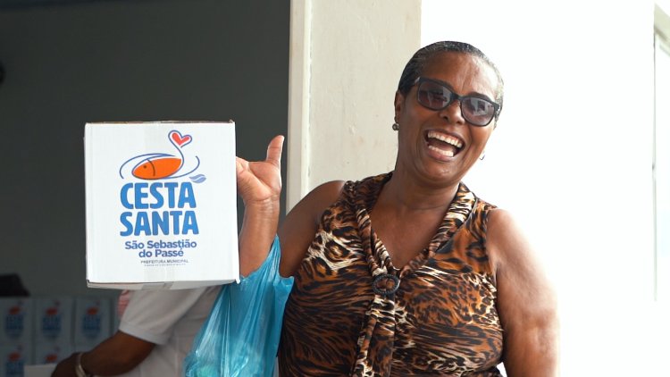 Confirmado mais de 50 toneladas de alimentos em São Sebastião do  Passé para a Semana Santa