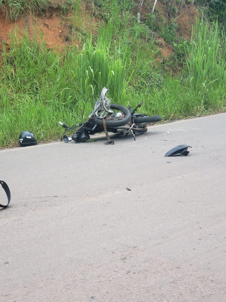 Moradora da Jangada em São Sebastião do Passé sofre acidente na curva do "S" na estrada de Lamarão "