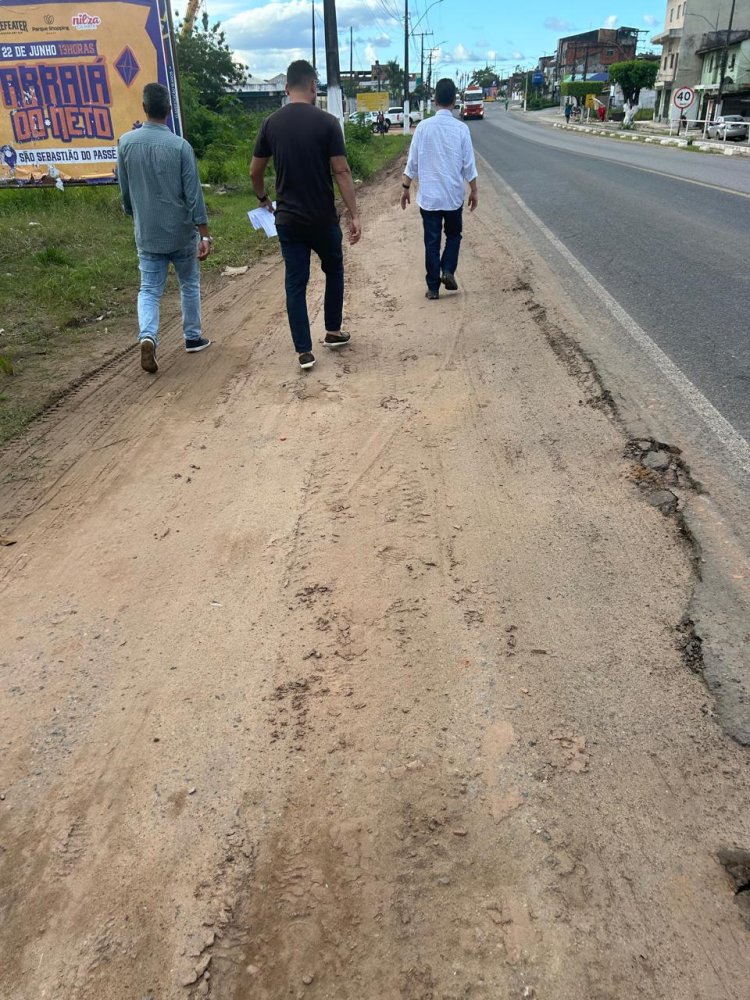 Atacadão Atacarejo manda equipe técnica visitar o terreno, obras em Agosto