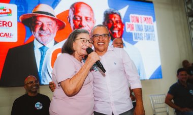 Presidentes da Câmara Gerson Portela reforça apoio a Cacau da Mata e Olivia Santana em encontro político